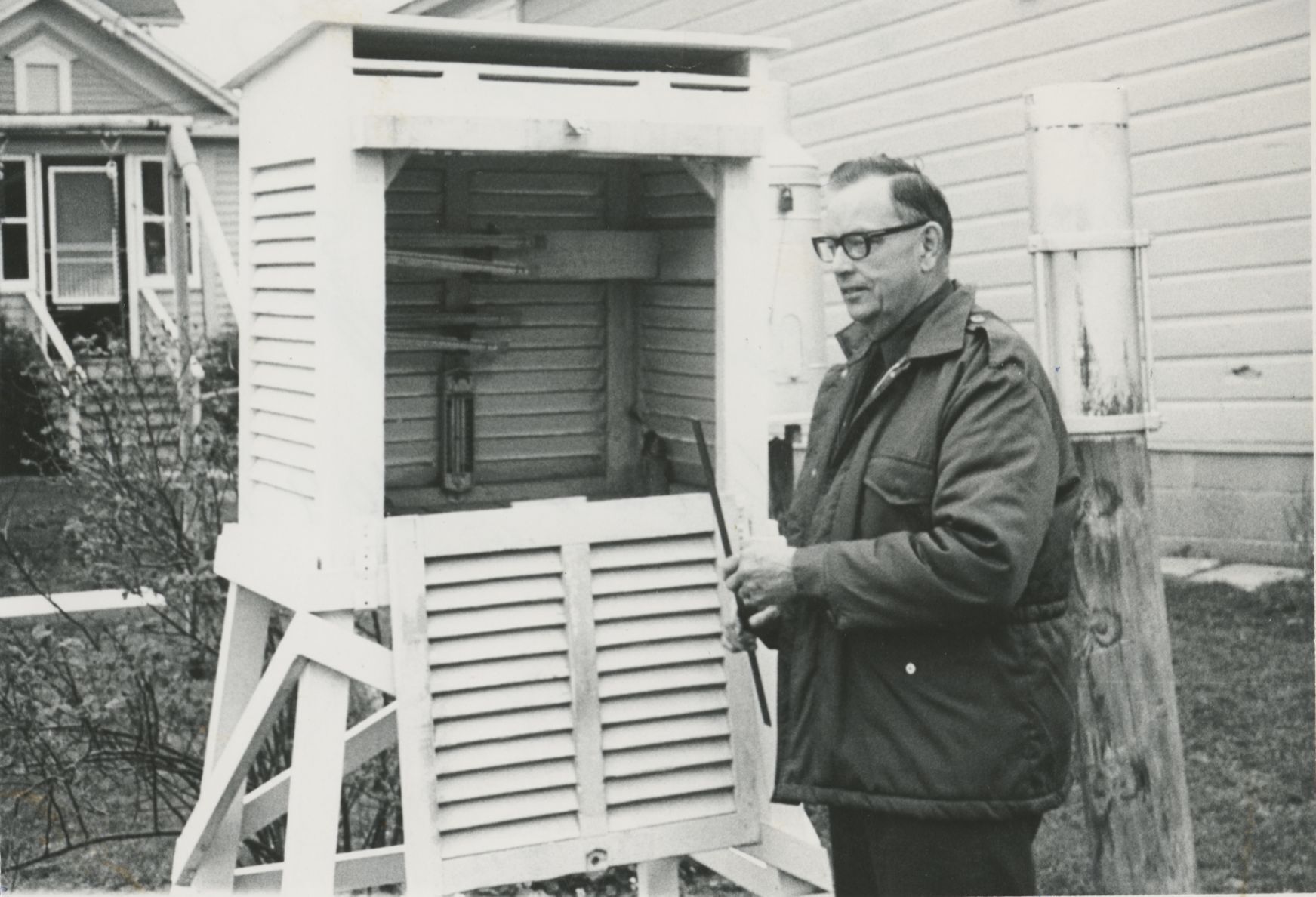 Elmer Nelson Outside abt 1970